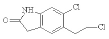 5-chloroethyl-6-chloro-l,3-dihydro-2H-indole-2-one